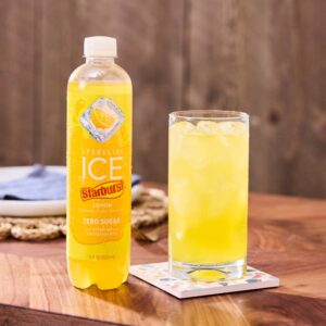 Starburst Lemon Sparkling Water | Styled