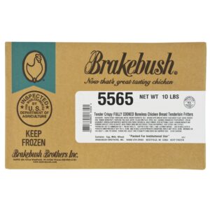 Chicken Tenderloin Fritter, Fully Cooked | Corrugated Box