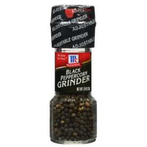 GRINDER BLACK PEPPERCORNS MINI 1.24OZ | Packaged