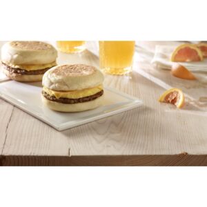 Sausage, Egg, & Cheese Muffin | Styled