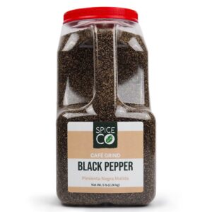 SpiceCo Black Pepper, Table/Cafe Grind | Packaged