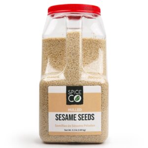 SpiceCo Hulled Sesame Seeds 5.5lb | Packaged