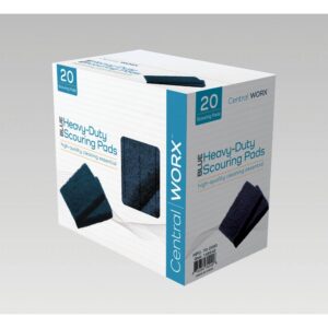 Blue Heavy-Duty Scouring Pads | Packaged