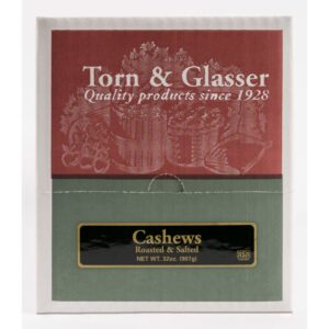 T&G CASHEW JUMBO RSTD SLTD 2lb | Corrugated Box
