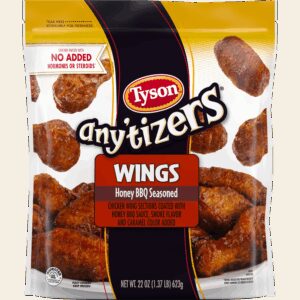 Tyson Any’tizers Honey BBQ Chicken Wings | Packaged