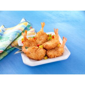 Breaded Coconut Butterfly Shrimp, 21-25 | Styled