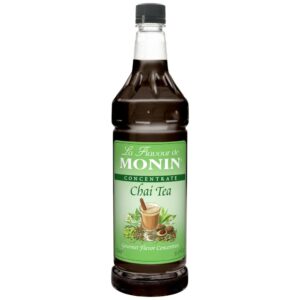 SYRUP CHAI TEA PLAS 1LTR MONIN | Packaged
