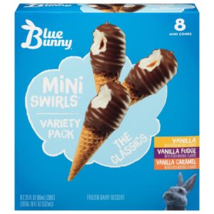 Blue Bunny Mini Swirl Classic 8ct | Packaged