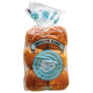 Michigan Breads Brioche Buns | Packaged