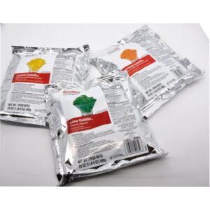 Assorted Citrus Flavors Gelatin Mix | Packaged