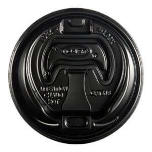 LID DOME RECLOSABLE BLK 10-100CT SOLO | Raw Item