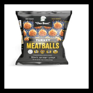 1/2 oz Turkey Meatballs | Packaged