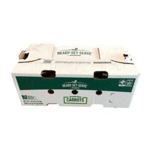 Multi-color Organic Carrots | Corrugated Box