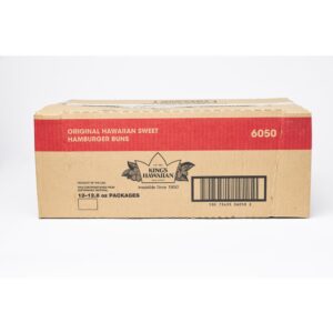 Sweet Hawaiian Hamburger Buns | Corrugated Box