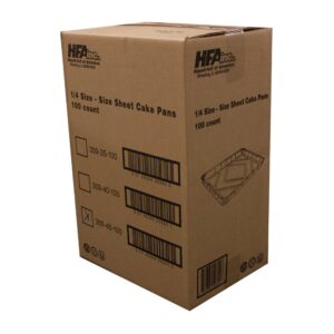 PAN FOIL 1/4 SZ SHEET CAKE 100CT HFA | Corrugated Box