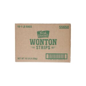 10-1# Gourmet Wonton Strips-55650 | Corrugated Box