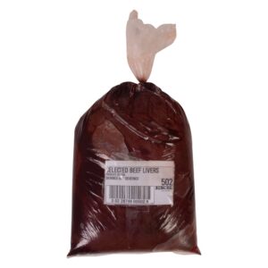 Beef Liver Whole 2-15lb | Packaged