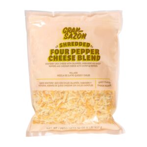 FOUR PEPPER CHEESE BLEND 2LB | Packaged