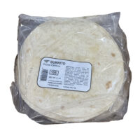 10 Inch Pressed Flour Tortillas | Packaged