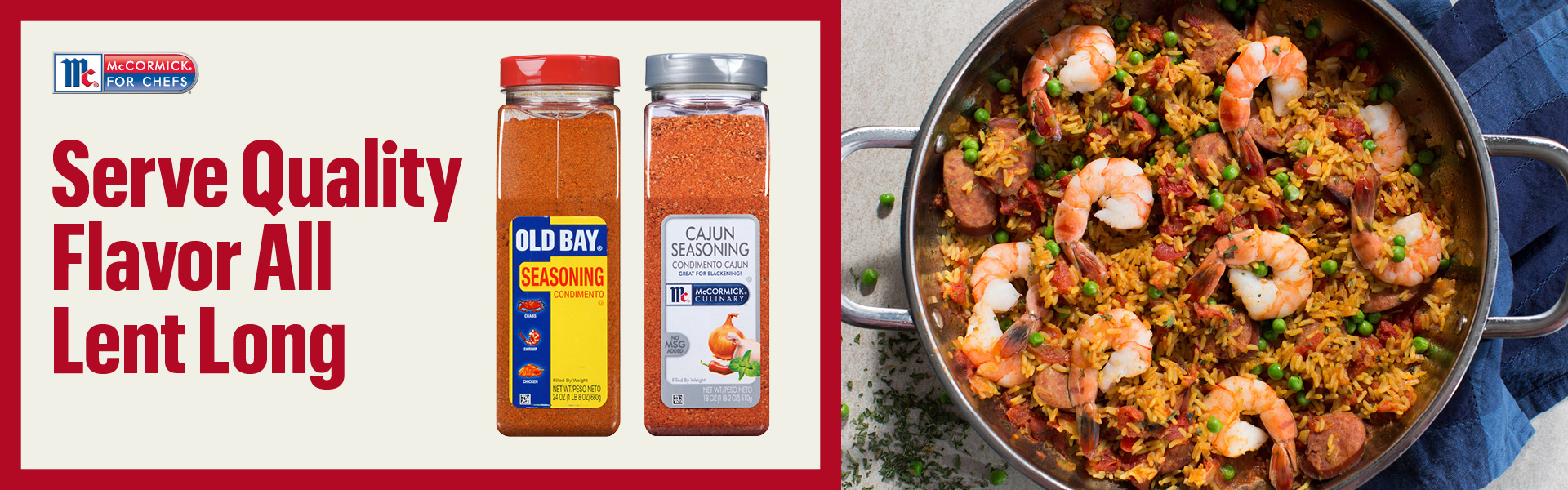 Serve quality flavor all lent long