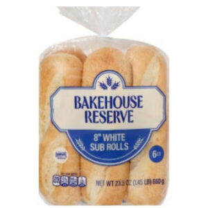 White Sub Rolls | Packaged