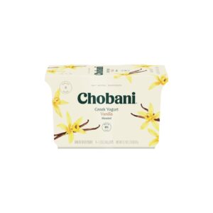 Chobani Greek Yogurt 0% Vanilla 5.3oz 4P | IPG