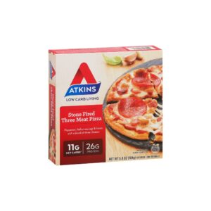 Atkins Stone Fired 3-Meat Pizza 5.8oz | IPG