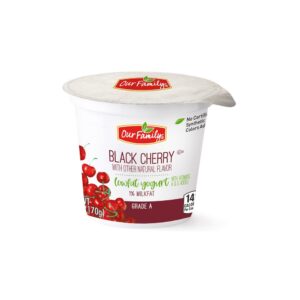 Our Family Low Fat Black Cherry Yogurt 6 | IPG
