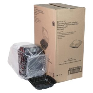 1-Compartment Hinged Plastic Container | PWB