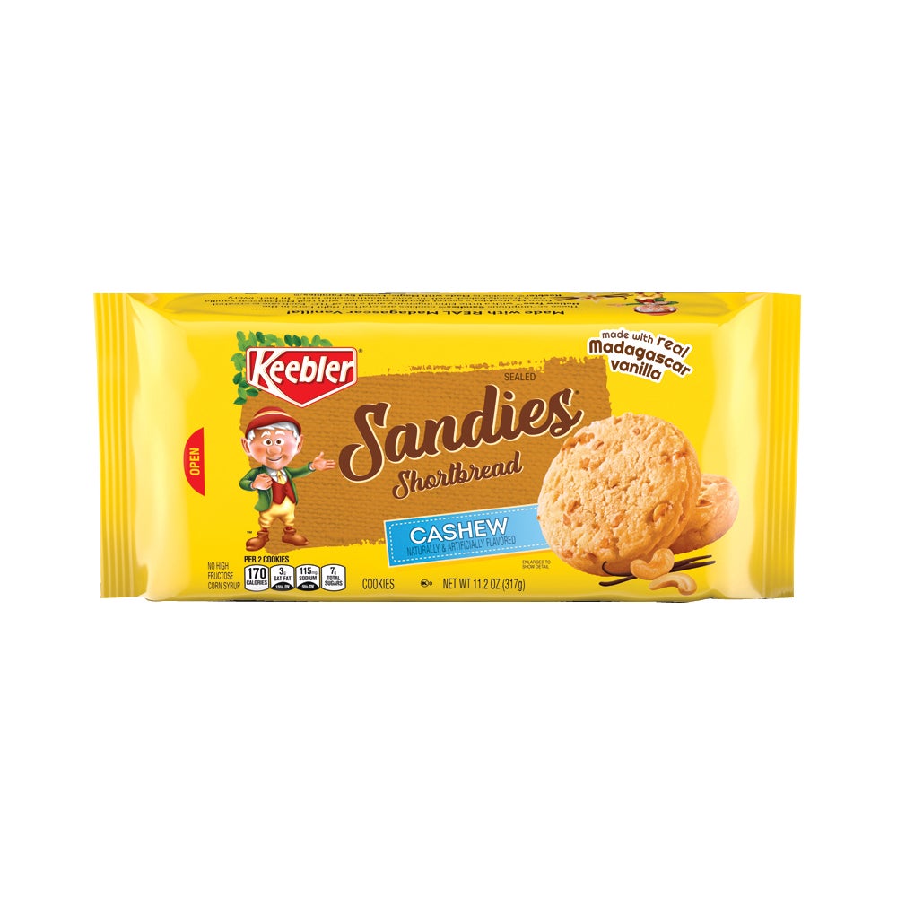 Keebler Cashew Shortbread Sandies Cookie - Gordon Restaurant Market