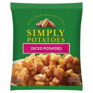 Simply Potato Plain Diced Potato 20oz | IPG