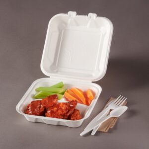 CONT MOLDED FBR 8X8X3 3CMPT 2-75CT | PWB