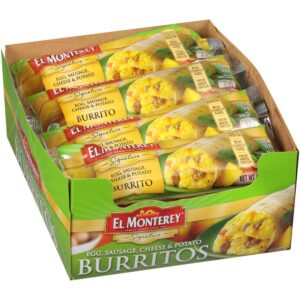 Egg, Sausage, Cheese & Potato Burritos | PNB