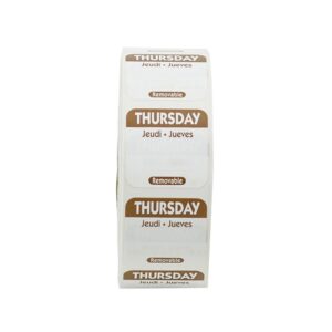 Thursday Labels - Gordon Restaurant Market