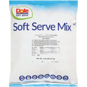 Mix Soft Serve Orange Dole 4/4.5 Lb | IPG