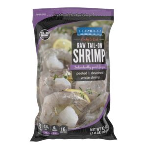Peeled & Deveined Tail-On Raw Shrimp, 16-20 ct. | IPG