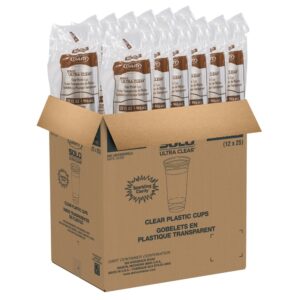 CUP 32Z PET PLASTIC CLEAR 12-25CT | PKG