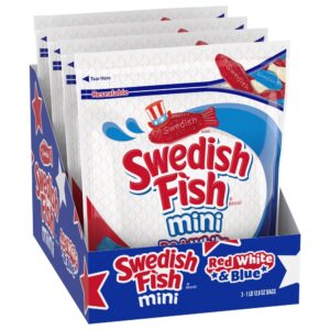 Red, White, & Blue Swedish Fish Candy | PNB