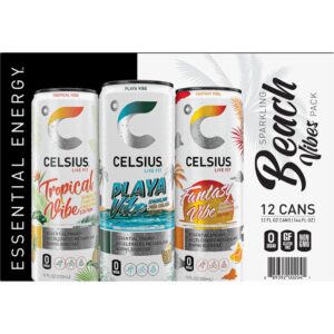 CELSIUS ENERGRY BEACH VIBE VARIETY 12FLZ | PWB