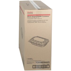 CONT MFPP 1CMPT BLK 9X6 2-135CT GCHC | COR