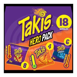 TAKIS CHIP TORTL ROLL ASST HERO PACK 18- | COR
