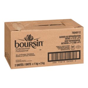 CHEESE BRSIN GARL HRB 2-2# BOURSIN | COR