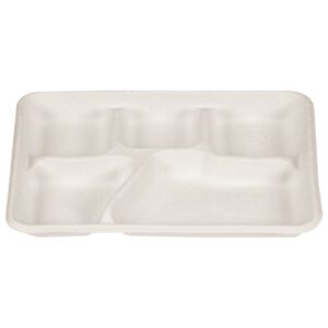 TRAY MOLDED FBR 8.25X10″ 5CMPT 500C | RAW