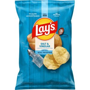 Family Size Salt & Vinegar Flavored Potato Chips | IPG