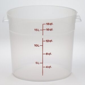 CONTAINER FD RND TRANS 18QT 6CT | PWB