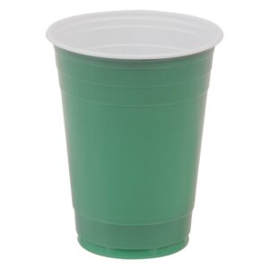 16oz Green Plastic Cups | RAW