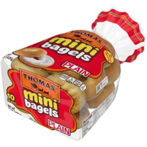 Plain Mini Bagels | PKG