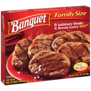 Banquet Salisbury Steak & Brown Gravy | PKG