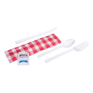 Red Gingham Cutlery Kits | RAW