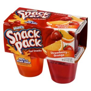 Orange Strawberry Gelatin Cups | PKG